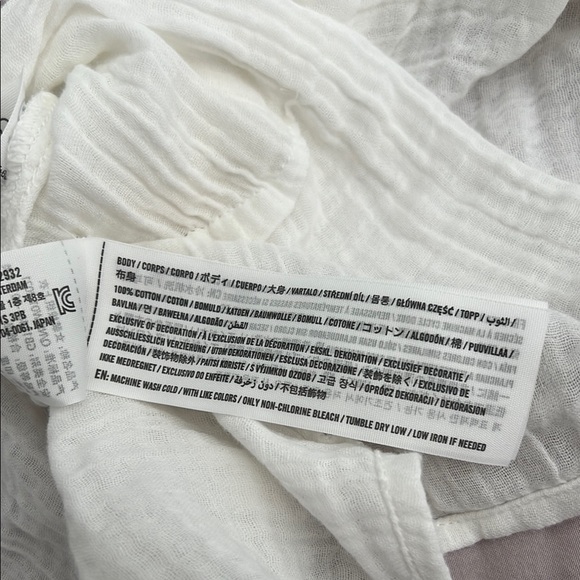 Abercrombie & Fitch Ivory Tie-Front Blouse - Picture 6 of 6